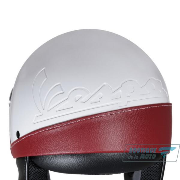 casco vespa blanco