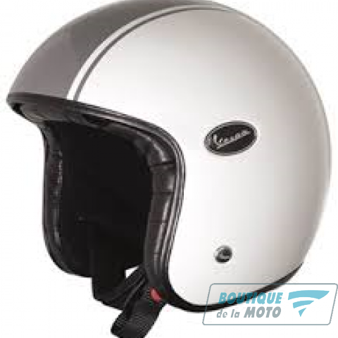 casco vespa blanco